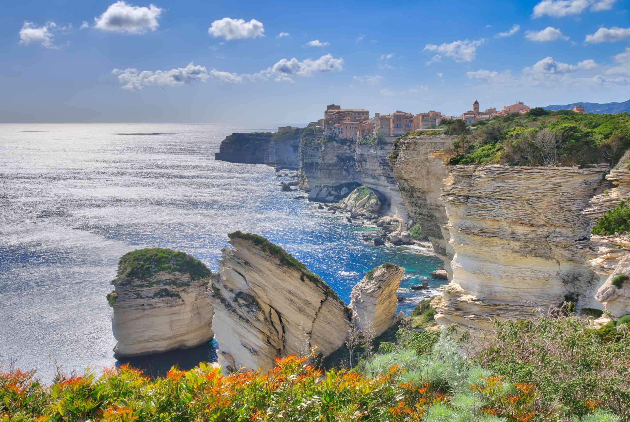 Les falaises de Bonifacio