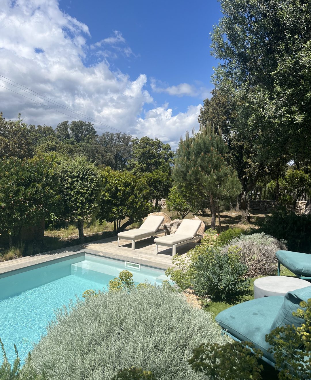 villa à la location avec piscine privée à Port-Vecchio